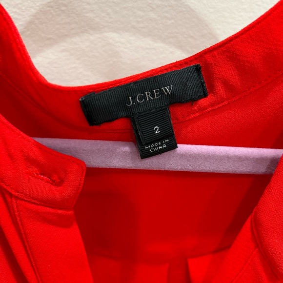 J. Crew Bright Red Tunic - Picture 4 of 5